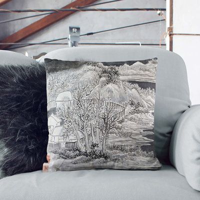 Abstract Square Cushion