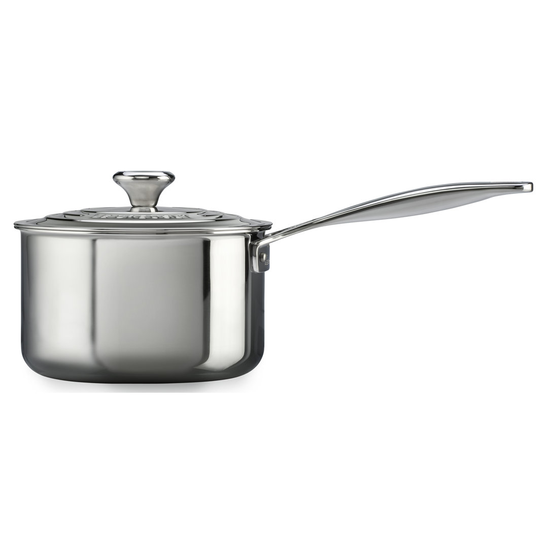 Le Creuset Stainless Steel Saucepan with Lid Le Creuset 