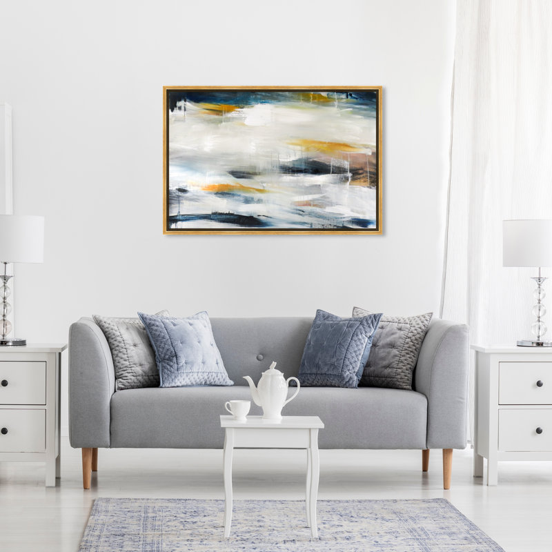 Pacific Waves Painting, Wrapped Canvas, 30" H x 24" W