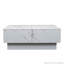 Table basse avec plateau coulissant