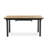 Rectangular Teak Solid Wood Extendable Outdoor Dining Table , 84 " W 35.5 " D