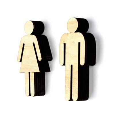 Élégant accessoire mural décoratif en bois (2 pièces), contreplaqué brun clair, 3,5 x 0,8 x 1,6 pouces | 100% contreplaqué, finition peinte au laser | Parfait pour la décoration intérieure, art mural élégant et polyvalent, facile à installer