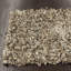 Tapis beige en cuir tissé à la main-9095779