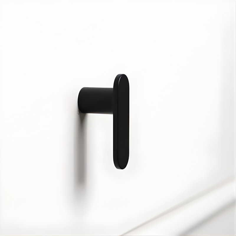 2" Bar Knob, Charcoal (Black), 1"