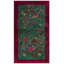 Tapis antique bleu sarcelle antique