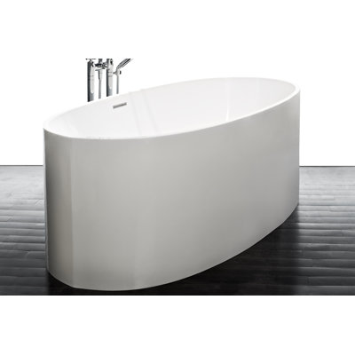 BE 65'' x 34'' Soaking Solid Surface Bathtub