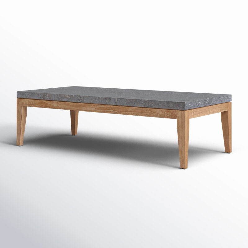 56'' Stone Outdoor Coffee Table