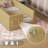 Twin Size Upholstered Platform Bed With Cute Rabbit Ear Shaped Headboard, Safety Rail, And Convenient Storage Pocket, Boucle Fabric – Perfect For Kids' Bedroom-786113476-786033678