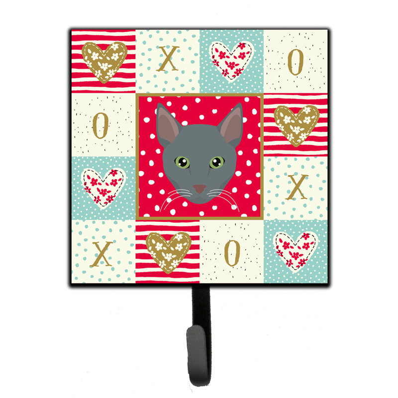 Organisateur de clés murales pour chat love avec crochets clés british shorthair Bodine