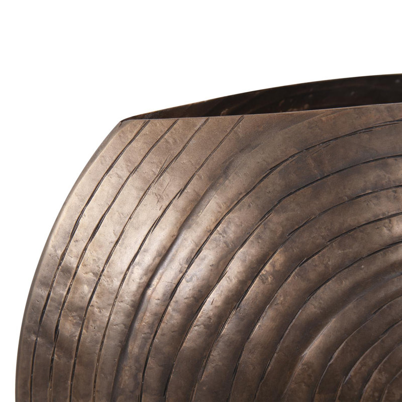 Vase à disque circulaire moyen