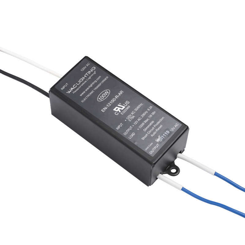 Remote 12V Electronic Transformer, 100W