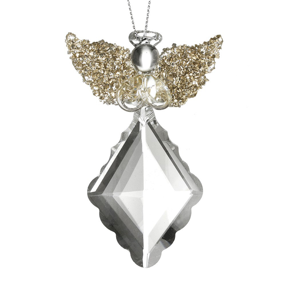 10cm Glass Hanging Figurine Ornament