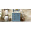 Ensemble de meuble-lavabo 30 po avec lavabo en céramique, armoire de rangement en bois massif, ensemble de meuble-lavabo autoportant avec 3 tiroirs et portes à fermeture douce-857539742