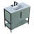 Millisa Free Standing Single Bathroom Vanity with Glass Top-1020611119-1020611117-1042712745