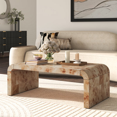Forland Burl Wood Coffee Table