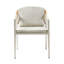 Chaise d'extérieur (2) - Chaises de patio - Coussins à eau - Structure en fer avec assise ergonomique à assise teintée grise 2Pcs