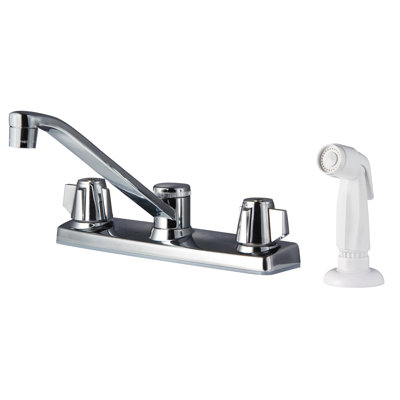 Robinet de cuisine à poignée double avec jet latéral Pfirst Series