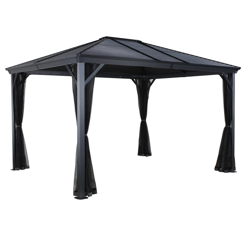 Sojag Ventura Gazebo 3m x 3.7m, 260.9cm H x 297cm W x 362cm D