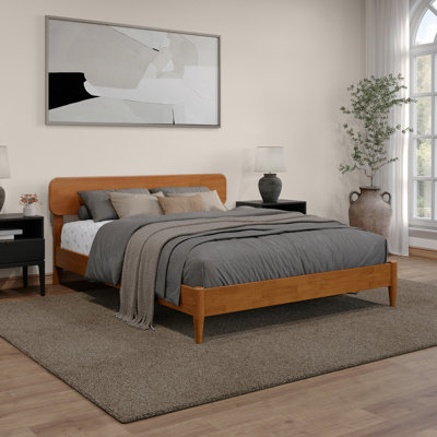 Vetu Solid Wood Platform Bed