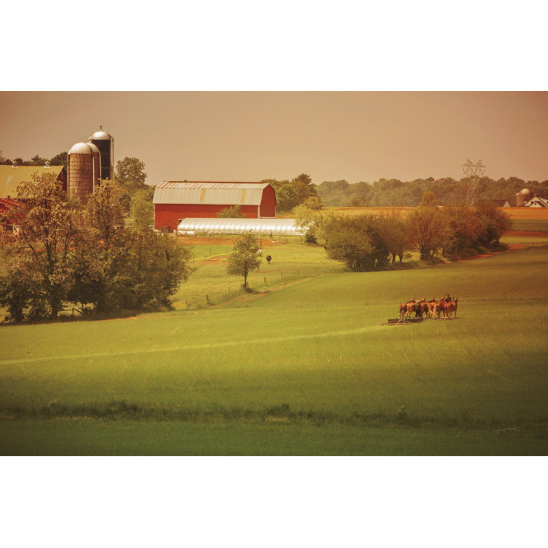 " Fall Farm " by Aledanda, 20" H x 30" W 