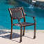 Chaise de patio empilable Tennille
