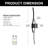 Acton 31.5Inch Battery Operated Bath Bar LED Wall Light Dimming & Timming