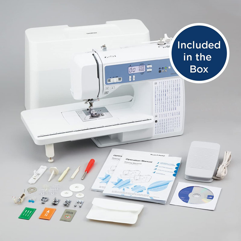 Brother XR9550 White Computerized Sewing and Quilting Machine