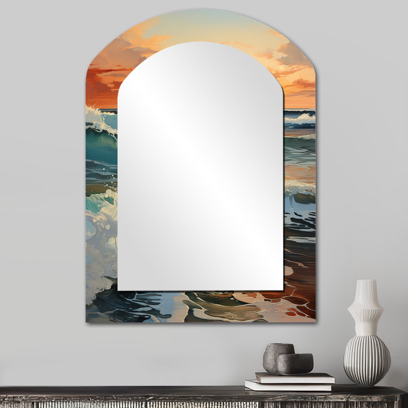 Plage, photo de bord de mer, Reflections VIII, 34 po x 25 po