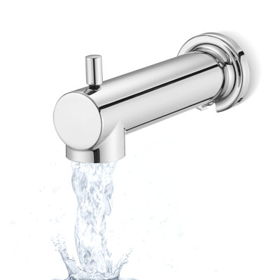 Wall Mounted Tub Spout Trim with Diverter