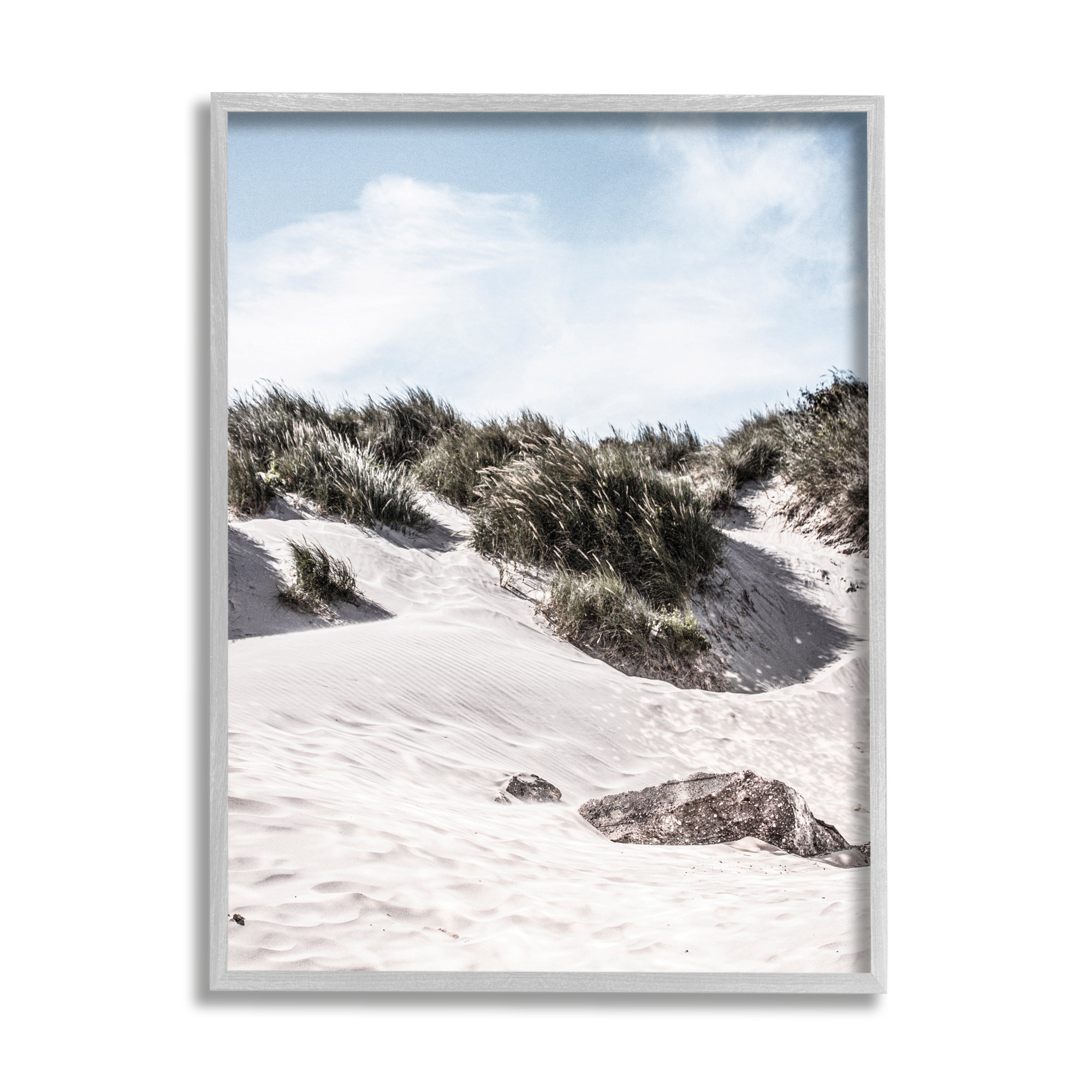 Stupell Industries Summer Sand Dunes Framed Giclee Art Design By Incado ...
