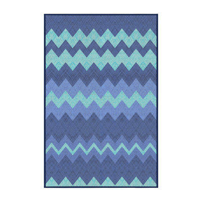Tapis bleu Antosia