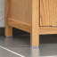 Bodulf Wood Cabinet Laundry Hamper with Handles