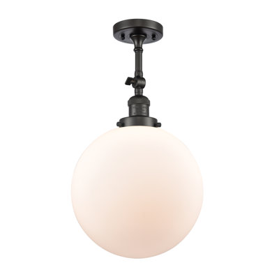 Ciacchi Glass Semi Flush Mount