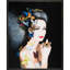 Madame Butterfly 2 by Jeff Schaub - Floater Frame Painting on Canvas