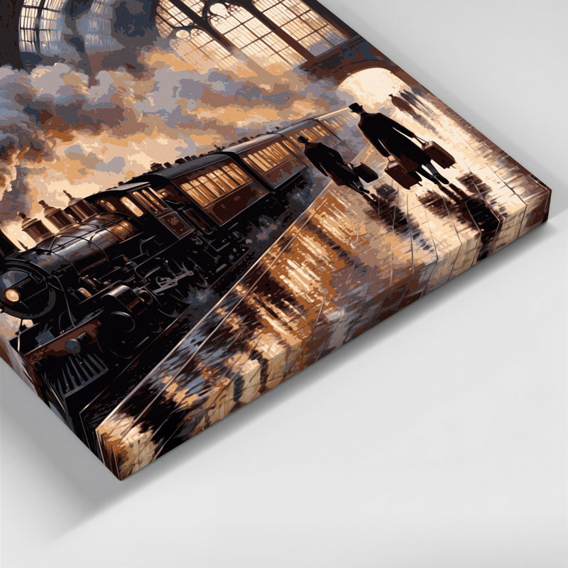 Art sur toile, transport, H 24 po x l 36 po