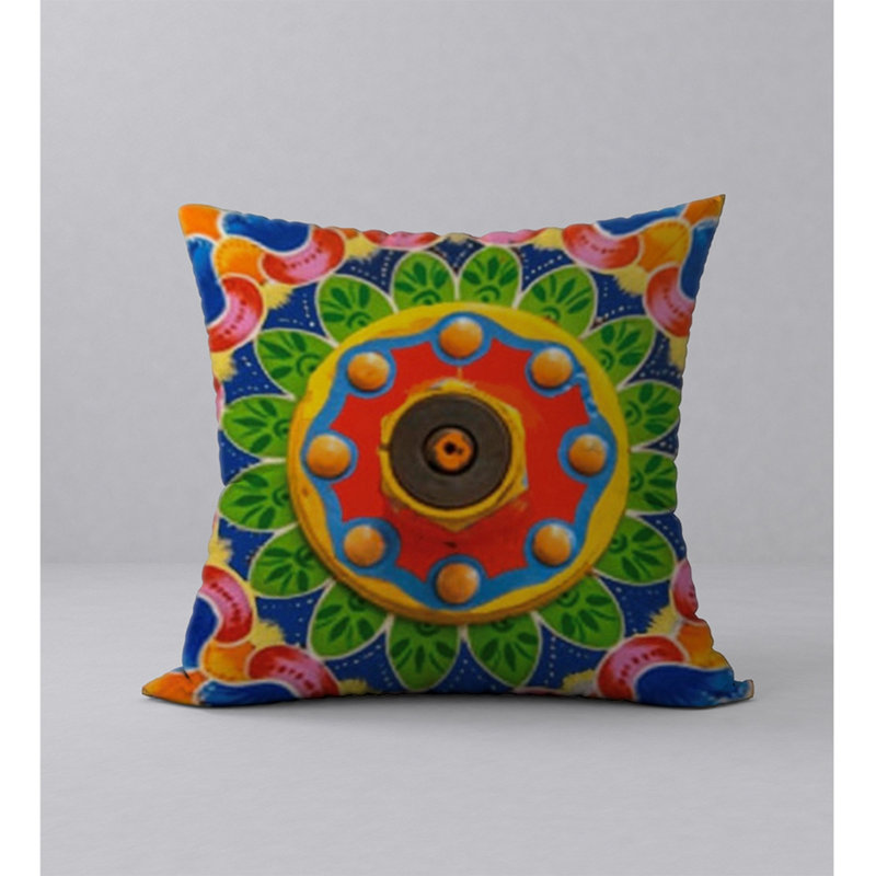 Housse de coussin carrée, Rouge, 22 po x 22 po