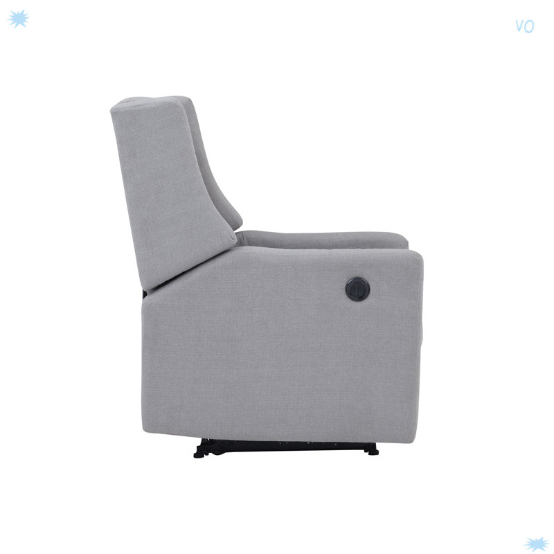 Pronto Power Recliner Buff Fabric, Gray