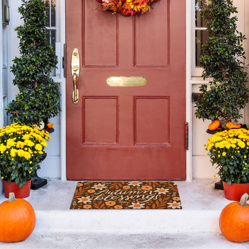 Autumn Blessings Indoor/Outdoor Welcome Mat