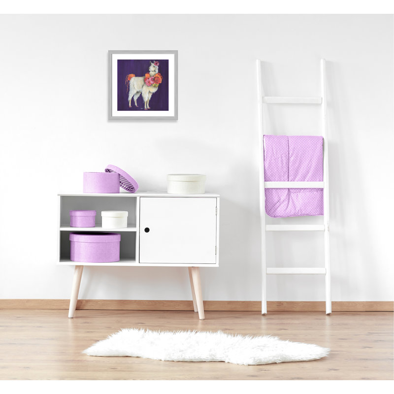 Art sur toile little, H 24,5 po x l 24,5 po x P 0,625 po, Cadre argenté