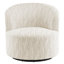 Fauteuil d'appoint moderne en chenille