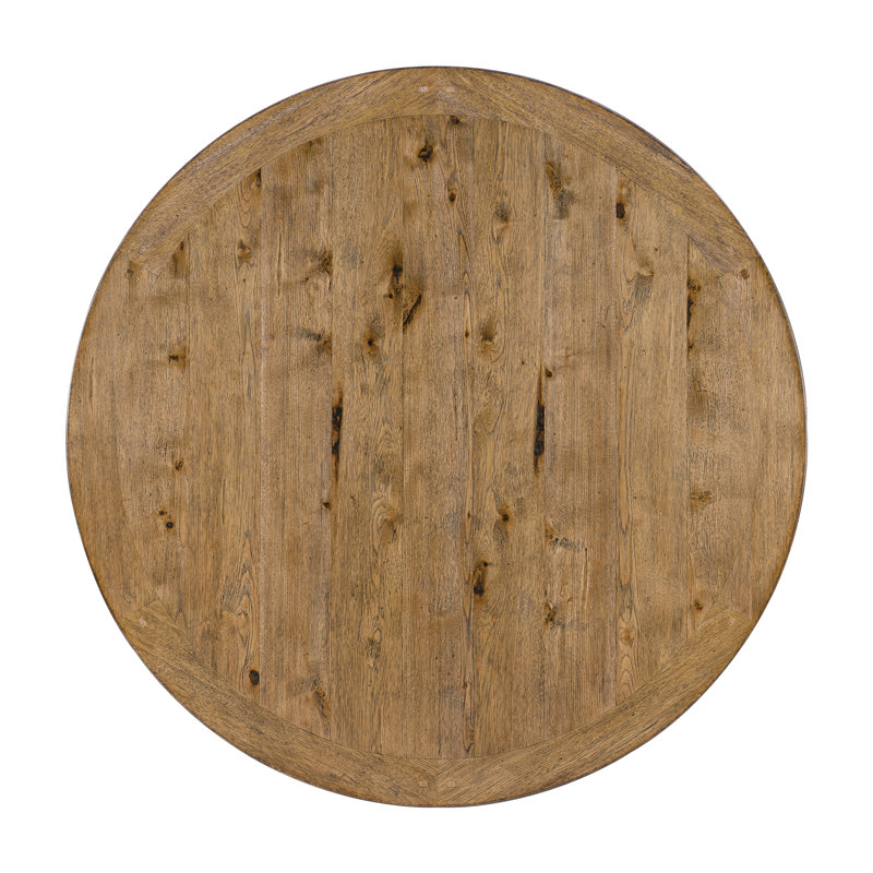 60" Round Reclaimed Wood Casual Dining Table