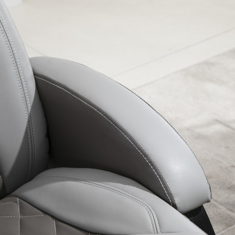 Fauteuil inclinable en polyuréthane avec repose-pieds