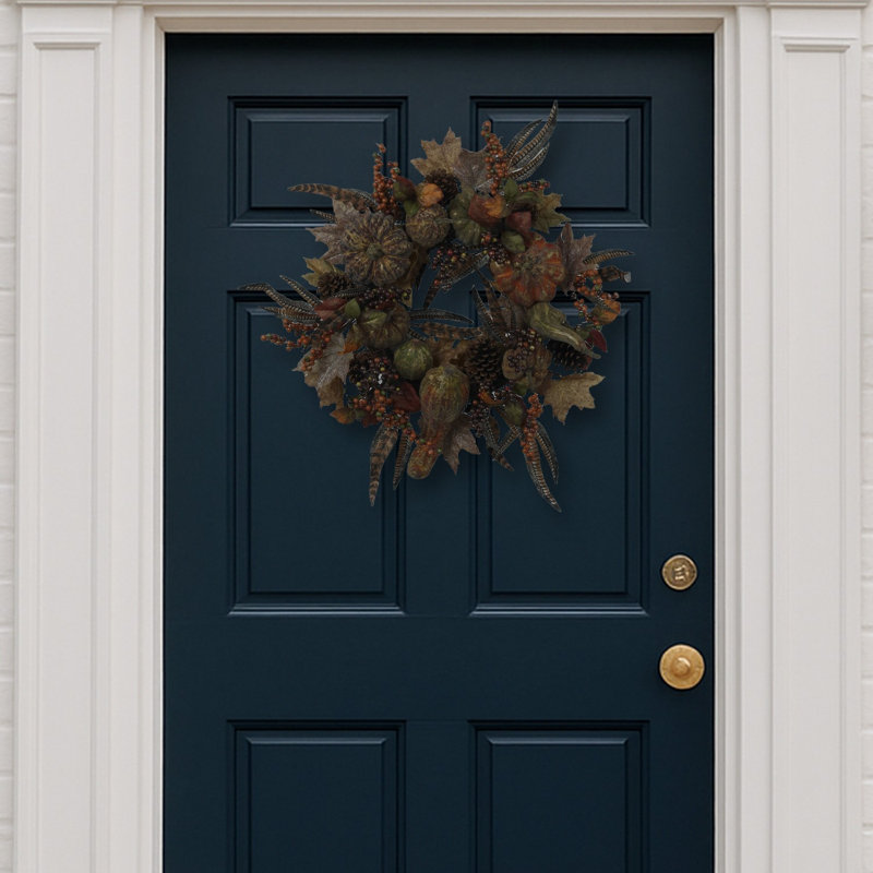 Autumn Pumpkin Wreath