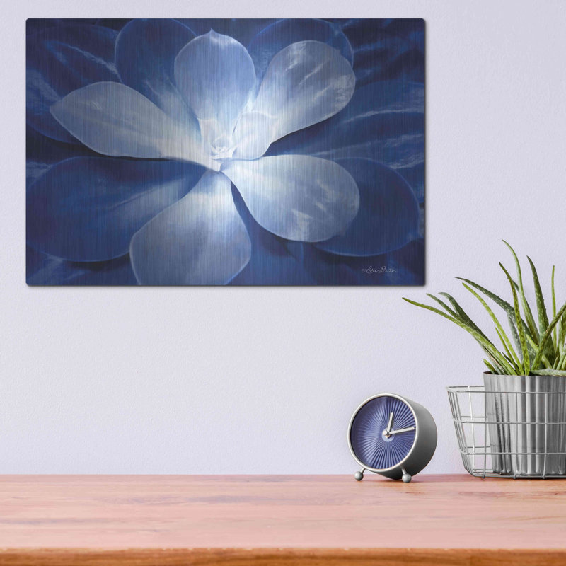 Blue Succulent II par Lori Deiter, H 12 po x l 16 po