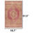 Desert Rose Traditional Medallion Area Rug