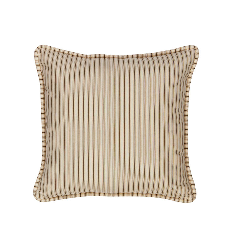 Coussin Tradewinds, Bronze/brun, Rayure
