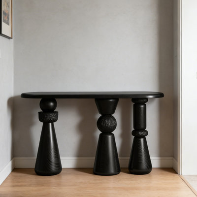 Console style français rétro noir