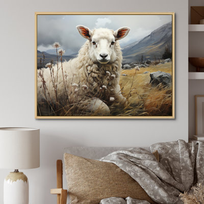 Sheep Serenade Of Silence II sur toile