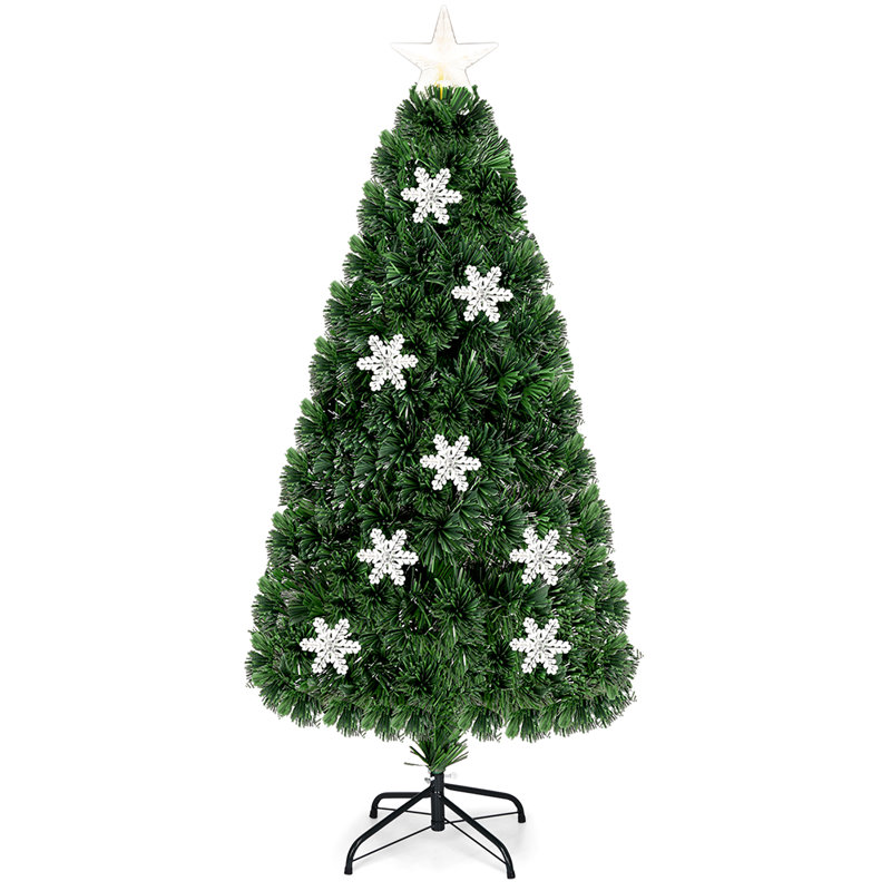 Arbre de Noël pin vert 5 pi avec 21 lumières DEL, H 5 pi