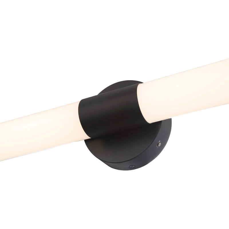 Dimmable LED Vanity Light, Matte Black